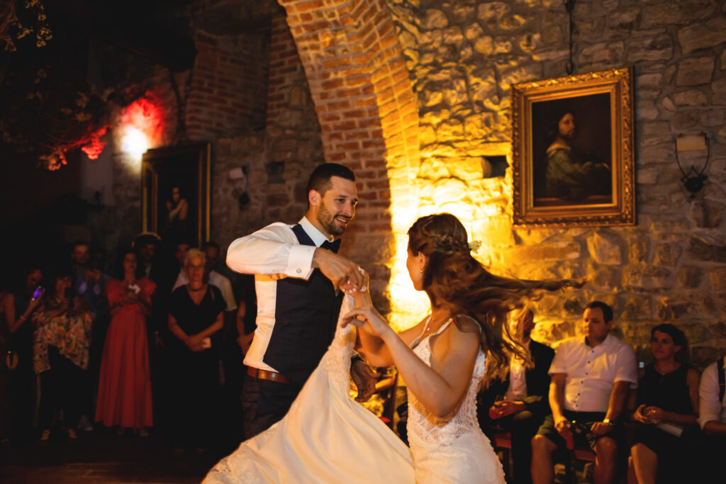 Reportage fotografico primo ballo al Castello di Casiglio a Como