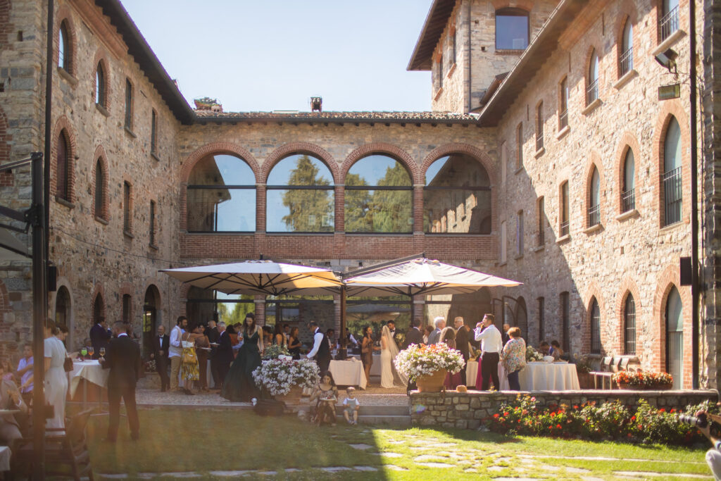 Aperitivo al Castello di Casiglio a Como