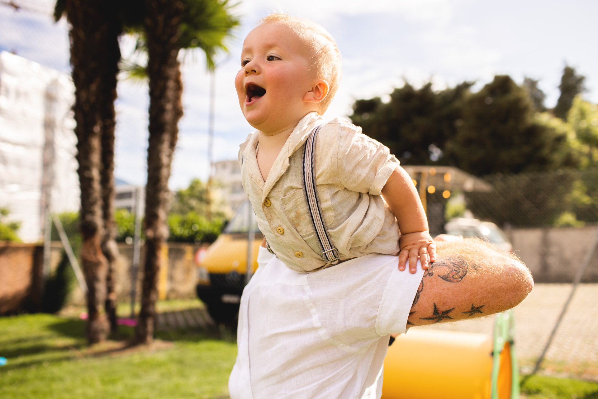 Reportage fotografico di un battesimo a Locarno