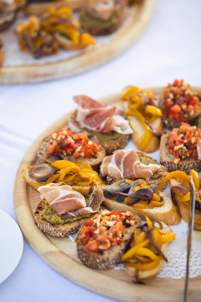 Aperitivo servizio di matrimonio al Monte Verità